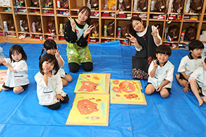 絵画教室　うさぎ・りす・ことり