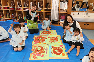 絵画教室　うさぎ・りす・ことり