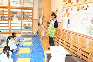 絵画教室　うさぎ・りす・ことり