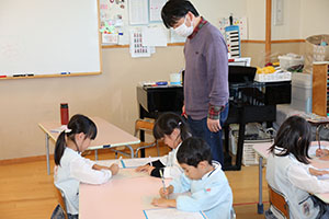 谷口先生の習字教室　　年長