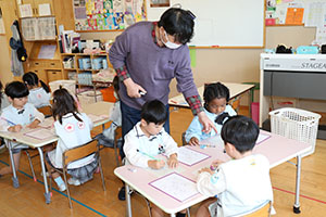 谷口先生の習字教室　　年長