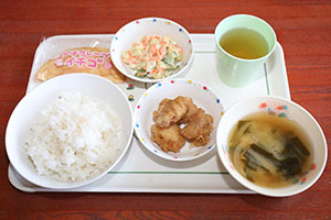 給食参観　ありがとうございました　　さくら