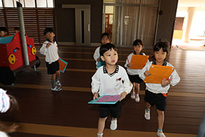 10月生まれのお誕生会　ーハロウィンビンゴー　年長