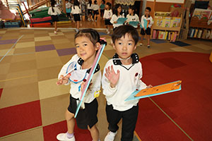 10月生まれのお誕生会　ーハロウィンビンゴー　年長