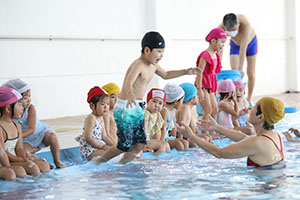 スイミングクラブへ行きました　ひまわり・さくら・たんぽぽ　NO．2