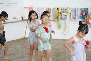 スイミングクラブへ行きました　ひまわり・さくら・たんぽぽ　NO．2