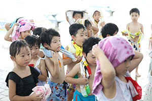 スイミングクラブへ行きました　ひまわり・さくら・たんぽぽ　NO．2