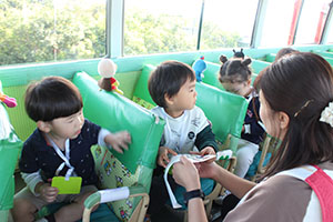 汽車バス遠足　キッズ水曜クラス