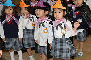 お菓子探し　ハッピーハロウィン🎃　ぱんだ・きりん