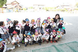 お菓子探し　ハッピーハロウィン🎃　ぱんだ・きりん