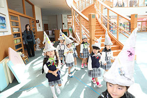 お菓子探し　ハッピーハロウィン🎃　ぱんだ・きりん