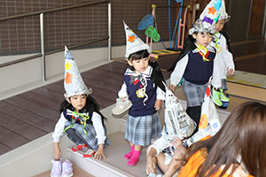 お菓子探し　ハッピーハロウィン🎃　ぱんだ・きりん