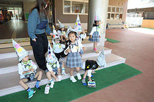 お菓子探し　ハッピーハロウィン🎃　ぱんだ・きりん