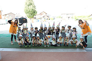 お菓子探し　ハッピーハロウィン🎃　ぱんだ・きりん