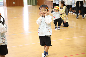 リズムフェスティバルの活動　年少Aチーム