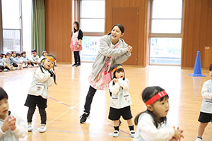 リズムフェスティバルの活動　年少Aチーム