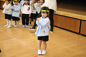 リズムフェスティバルの活動　年少Bチーム