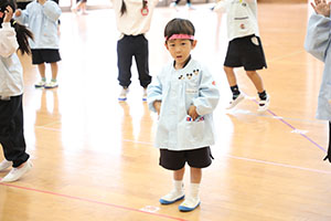 リズムフェスティバルの活動　年少Bチーム