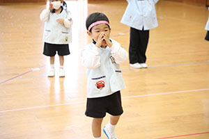 リズムフェスティバルの活動　年少Bチーム