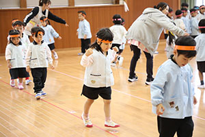 リズムフェスティバルの活動　年少Bチーム