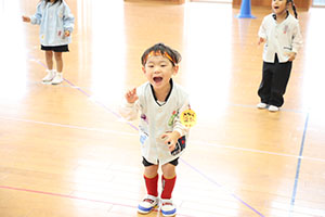 リズムフェスティバルの活動　年少Bチーム