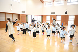 リズムフェスティバルの活動　年少Bチーム