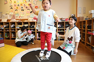 みんなで自由あそび　2歳児クラス