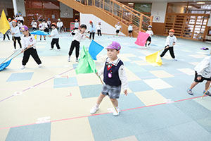 リズムフェスティバルの活動　年長Aチーム