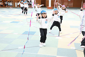 リズムフェスティバルの活動　年長Aチーム