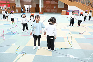 リズムフェスティバルの活動　年長Aチーム
