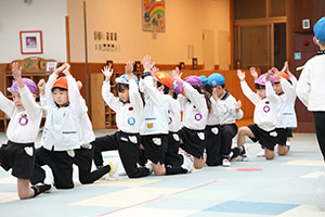 リズムフェスティバルの活動　年長Aチーム