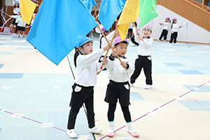 リズムフェスティバルの活動　年長Aチーム