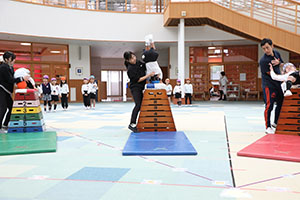 リズムフェスティバルの活動　年長Aチーム