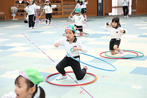 リズムフェスティバルの活動　年長Bチーム