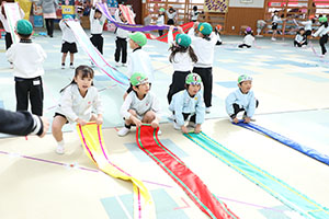 リズムフェスティバルの活動　年長Bチーム