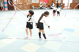 リズムフェスティバルの活動　年長Bチーム