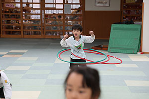 リズムフェスティバルの活動　年長Bチーム