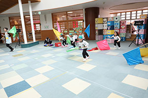 リズムフェスティバルの活動　年長Bチーム