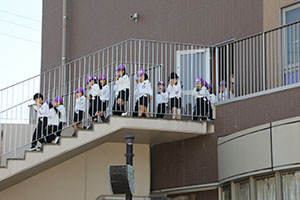 避難訓練　ー消防車がやってきたー　　NO.1