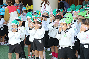 避難訓練　ー消防車がやってきたー　　NO.1