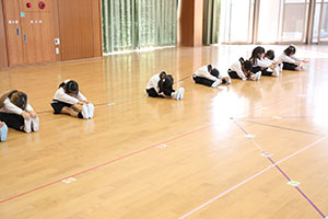 体操教室　ーボール投げー　さくら