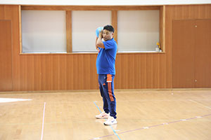 体操教室　ーボール投げー　さくら