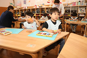 栗の制作　あひる