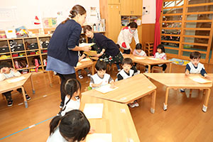 栗の制作　あひる