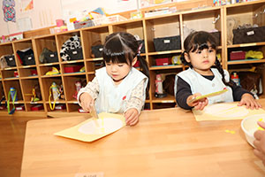 栗の制作　あひる