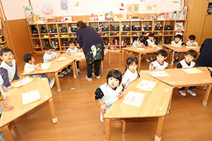 栗の制作　あひる