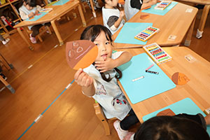 栗の制作　あひる