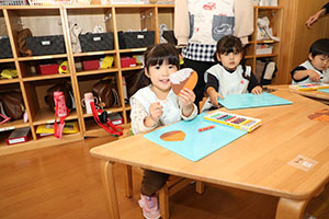 栗の制作　あひる