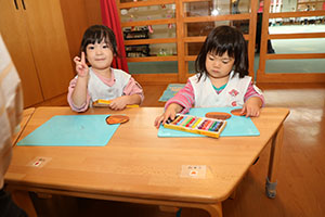 栗の制作　あひる