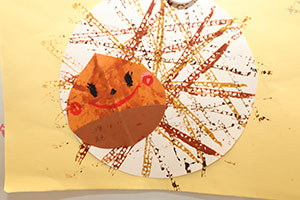 栗の制作　あひる